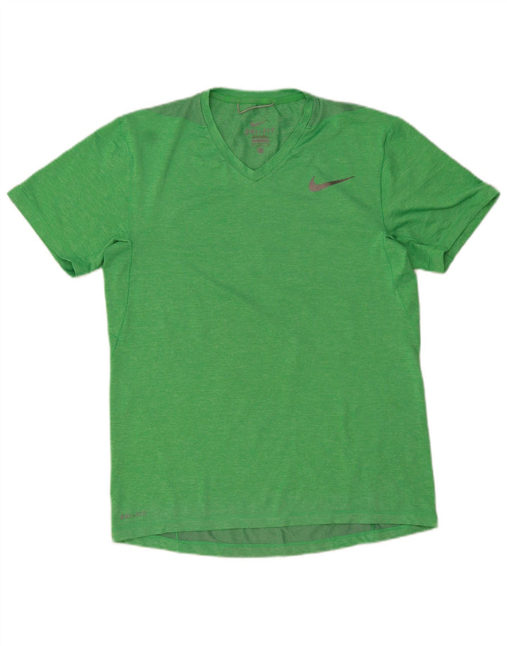 Nike herre Dri Fit T-shirt top mellemgrøn