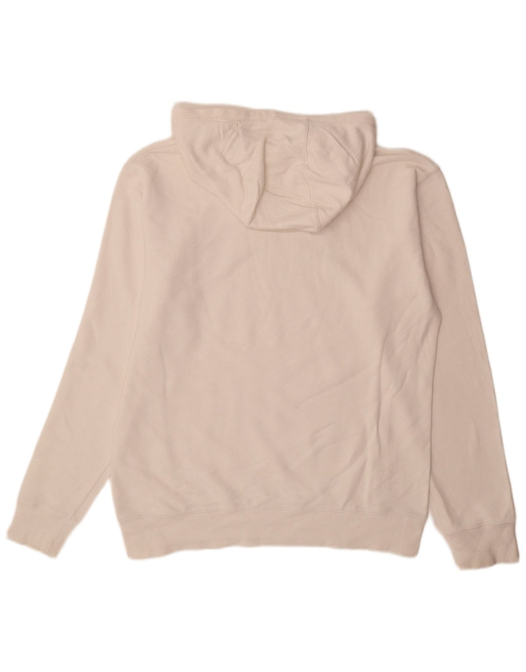 Sisley Herre Grafisk Hoodie Jumper Large White