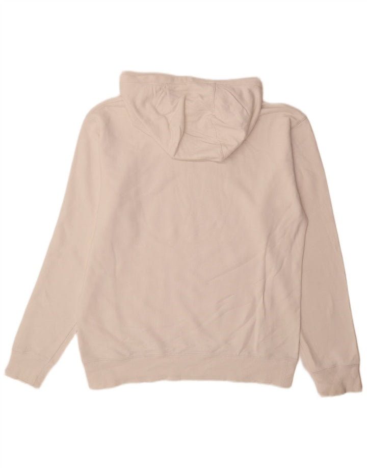 Sisley Herre Grafisk Hoodie Jumper Large White