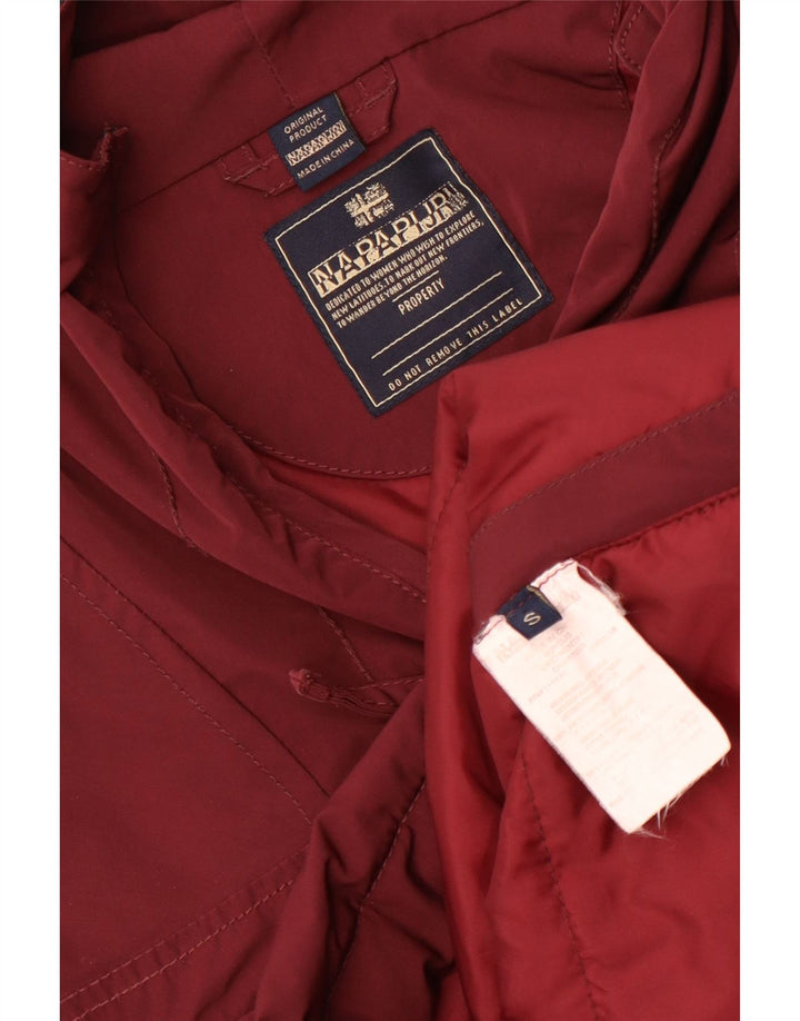 Napapijri Herre Hættejakke Anorak UK 36 Lille rødbrun polyester