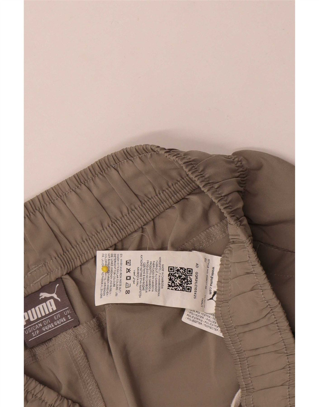 Puma sportsshorts til kvinder, små beige polyester
