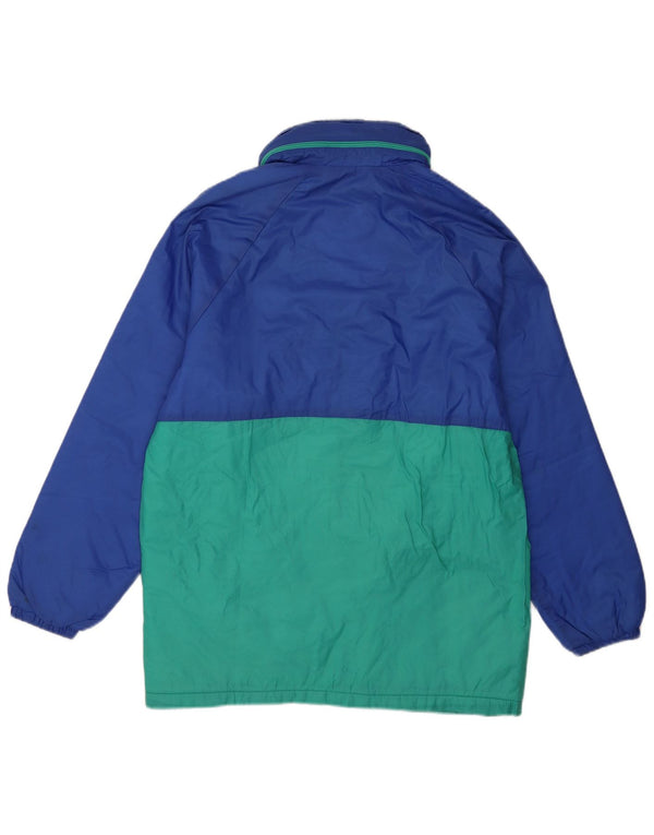 Beklager Træningsdragt med hætte til mænd Topjakke Medium Blue Colourblock Polyamid