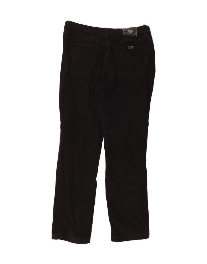 TRUSSARDI Mens Straight Jeans W38 L31 Black Cotton Vintage Trussardi and Second-Hand Trussardi from Messina Hembry 