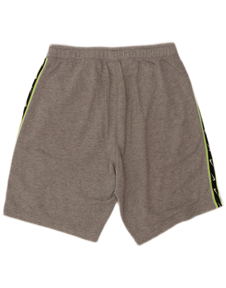 NIKE Grafiske sportsshorts til mænd mellemgrå Colourblock Bomuld