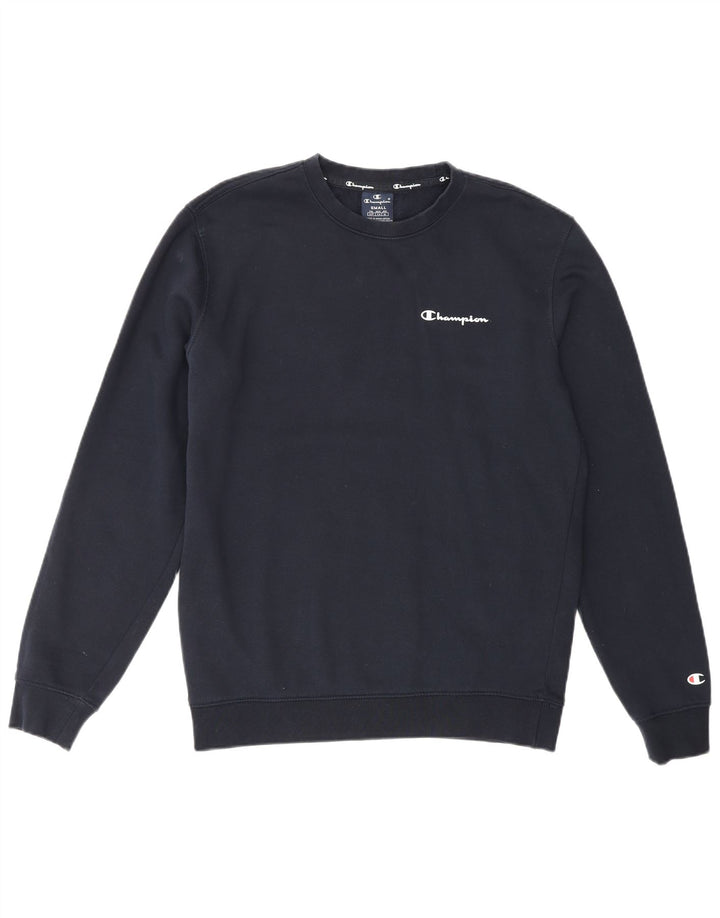 CHAMPION Grafisk sweatshirt til mænd, lille marineblå bomuld