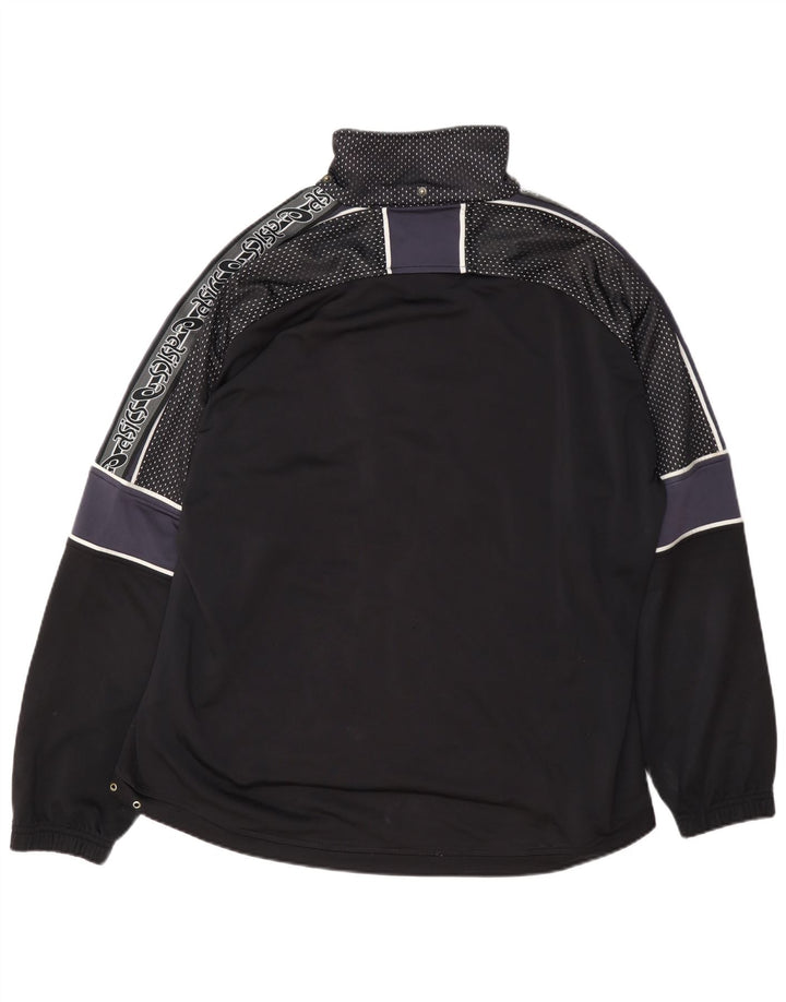 Asics Herre Regular Fit træningsdragt Topjakke XL Sort Colourblock