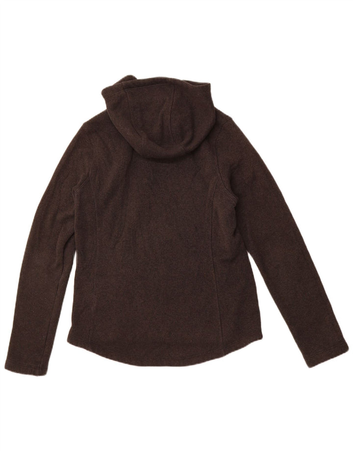 THE NORTH FACE Dame hættetrøje med knaphals UK 10 Lille grå polyester