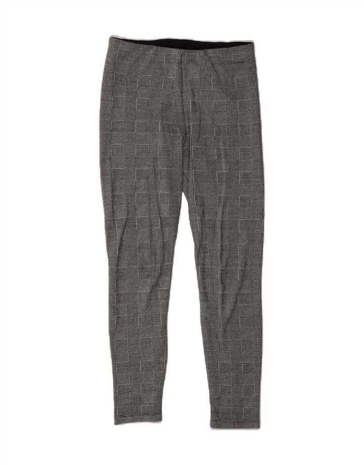 ZARA Womens Skinny Casual Trousers Medium W28 L27 Grey Check Vintage Zara and Second-Hand Zara from Messina Hembry 