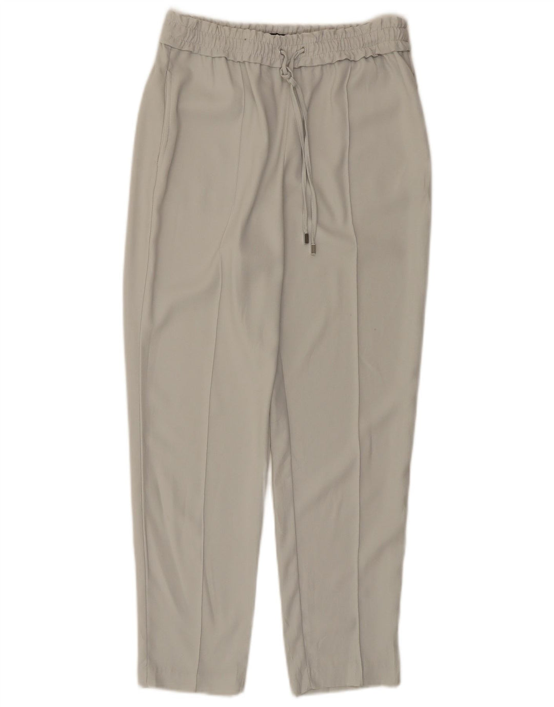 ZARA Womens Slim Cropped Trousers XS W24 L25 Grey