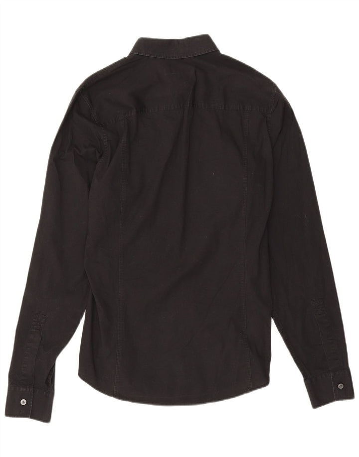 Calvin Klein Jeans Herreskjorte Medium Sort Bomuld