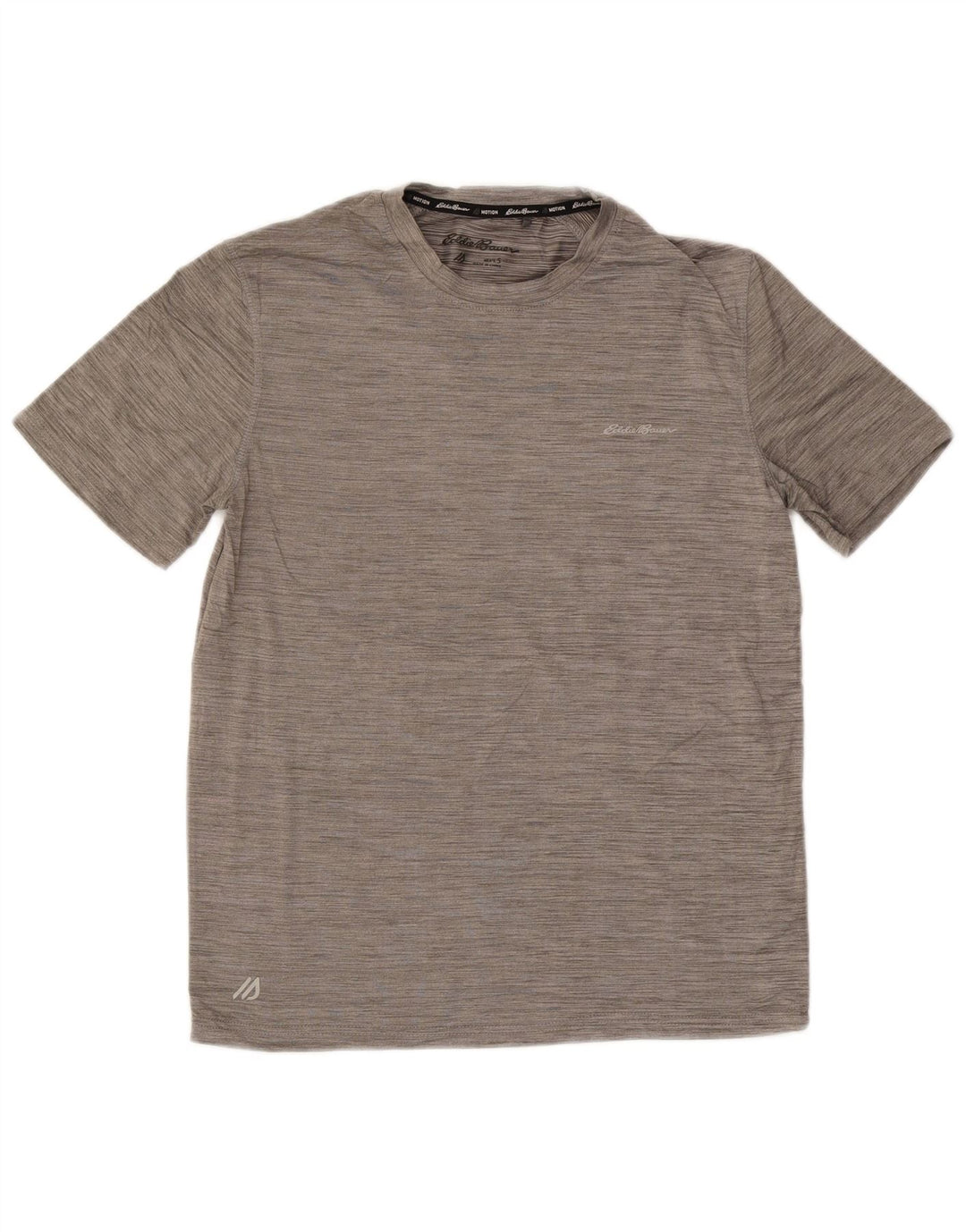 EDDIE BAUER Herre T-Shirt Top Lille Grå Flecked