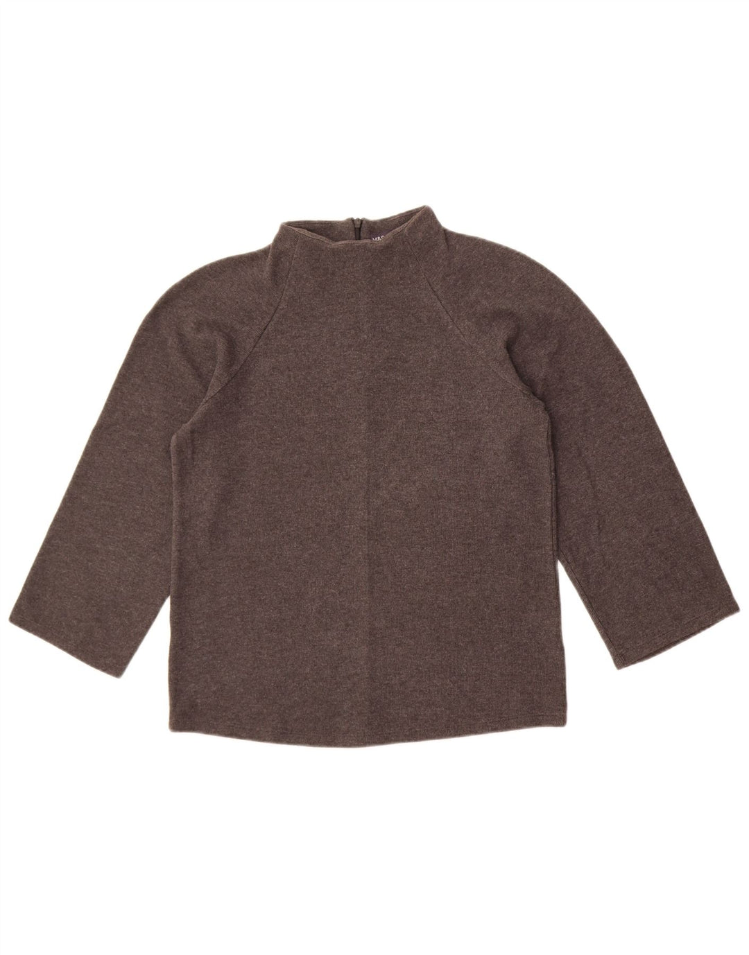Marks & Spencer Dame Turtle Neck Jumper Sweater UK 12 Medium Grey