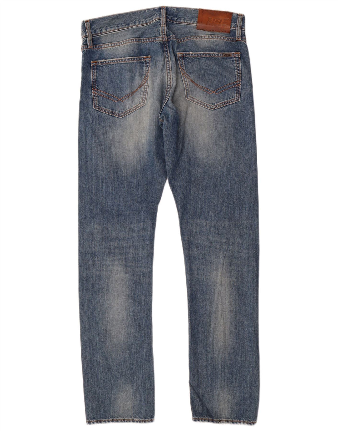 Rifle Herre Straight Jeans W30 L31 Blå Bomuld