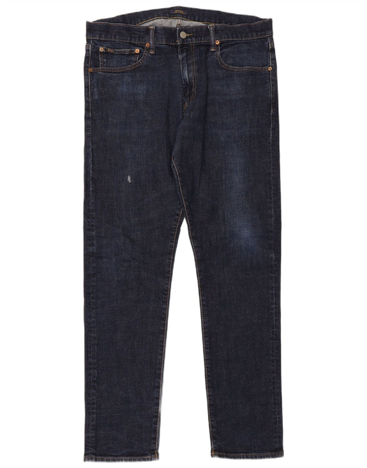 Polo Ralph Lauren Herre Skinny Jeans W36 L32 Marineblå Bomuld