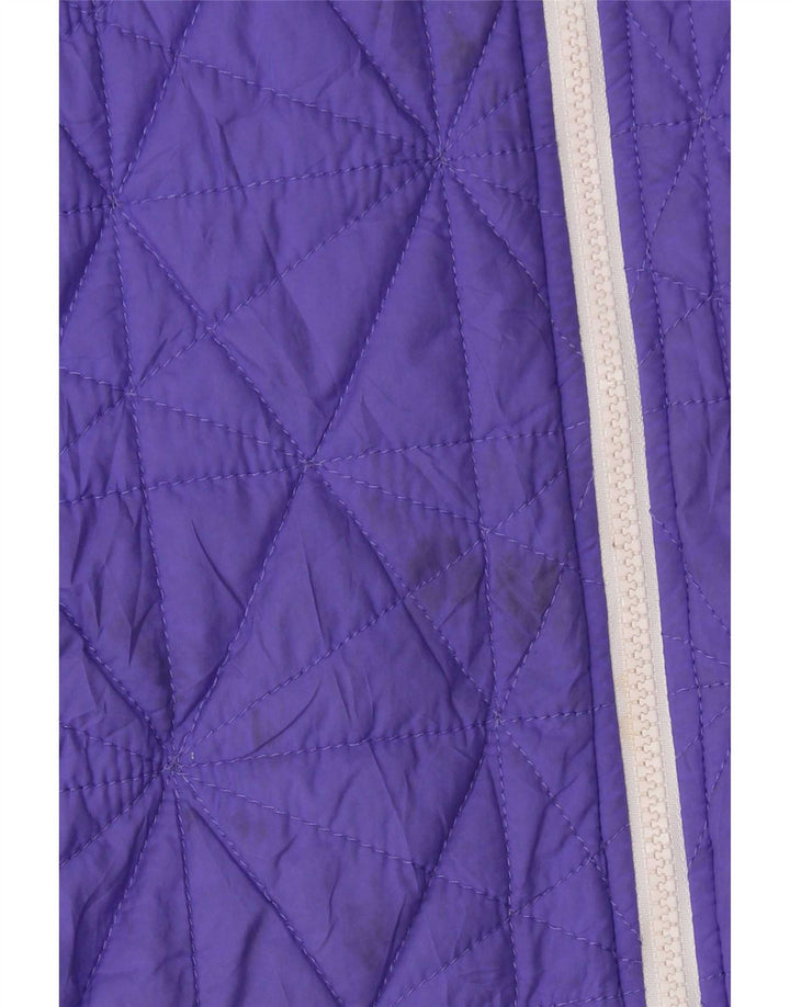 The North Face Dame Quiltet Jakke UK 16 Stor Lilla Nylon