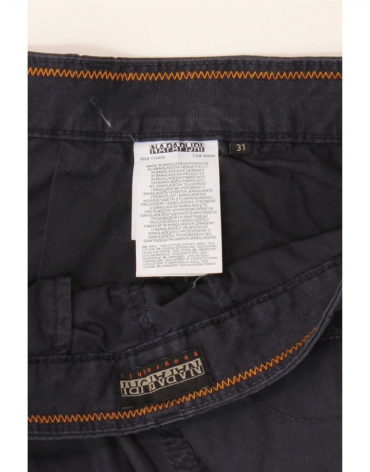 Napapijri Chino Shorts til mænd W31 Mellem marineblå bomuld