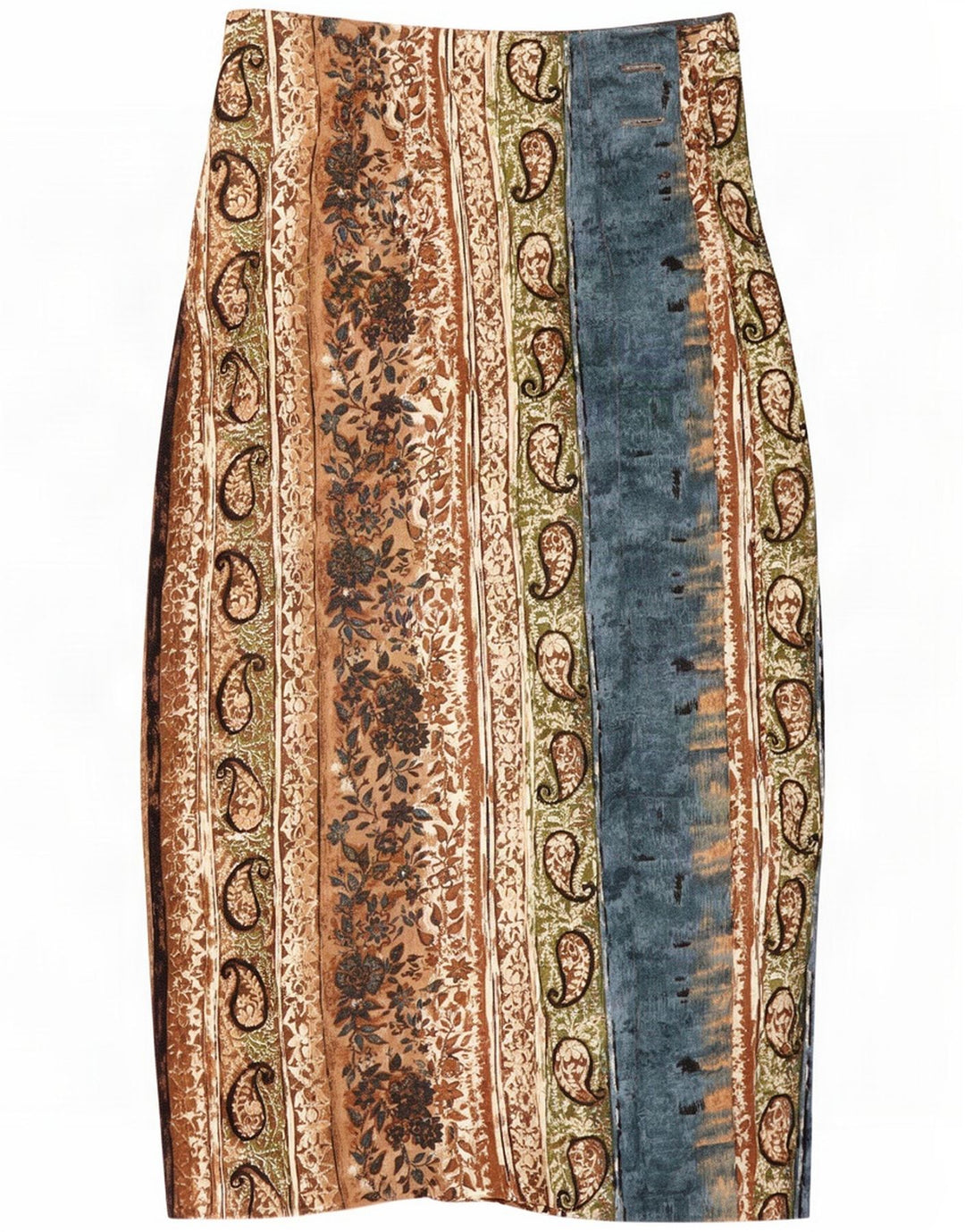 Sharon Anthony Wrap-nederdel til kvinder Medium W30 Flerfarvet Fair Isle