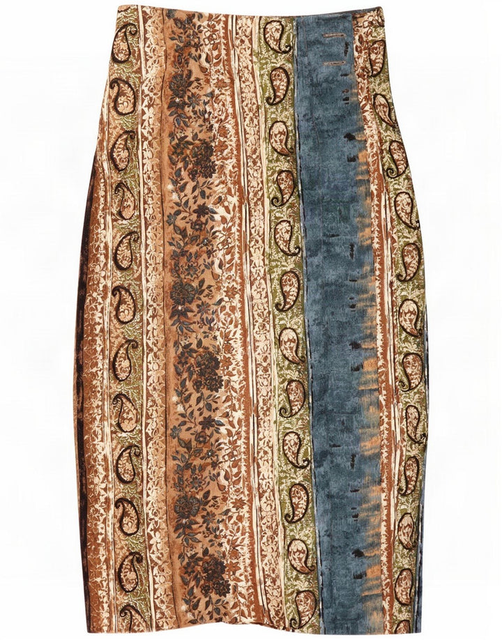 Sharon Anthony Wrap-nederdel til kvinder Medium W30 Flerfarvet Fair Isle