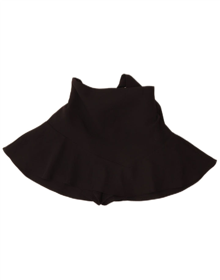 Zara Dame Mini Nederdel Small W26 Sort Bomuld