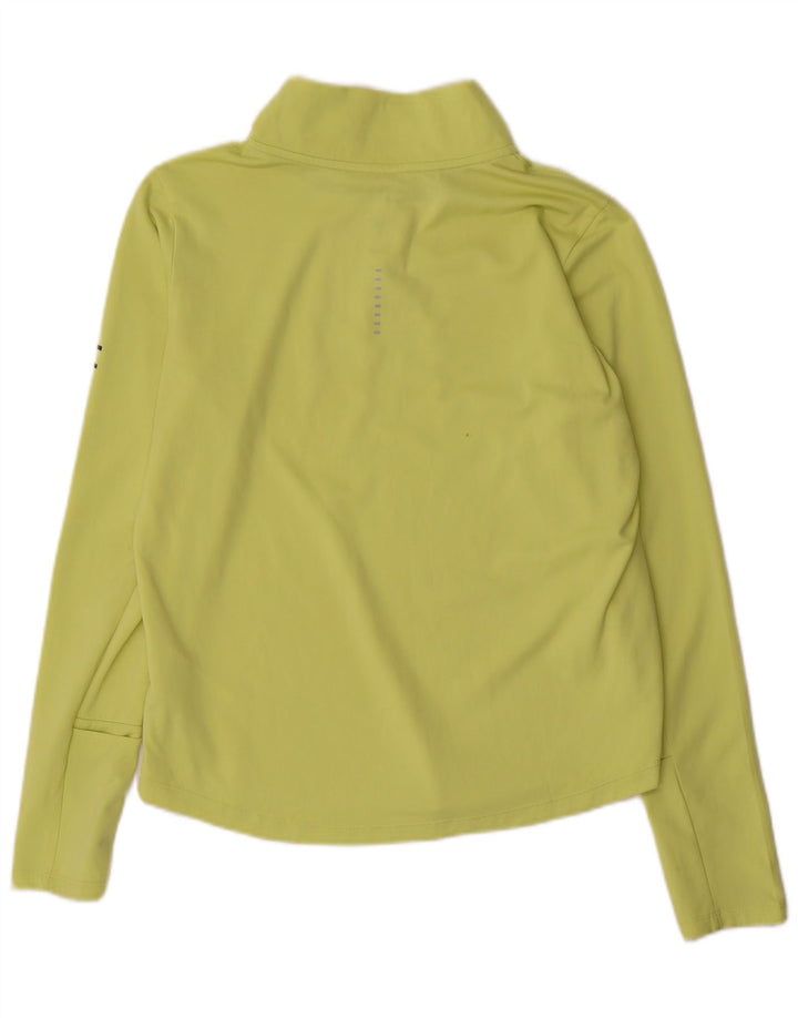 Nike Dame Dri Fit Grafisk Pullover Træningsdragt Top UK 14 Medium Grøn