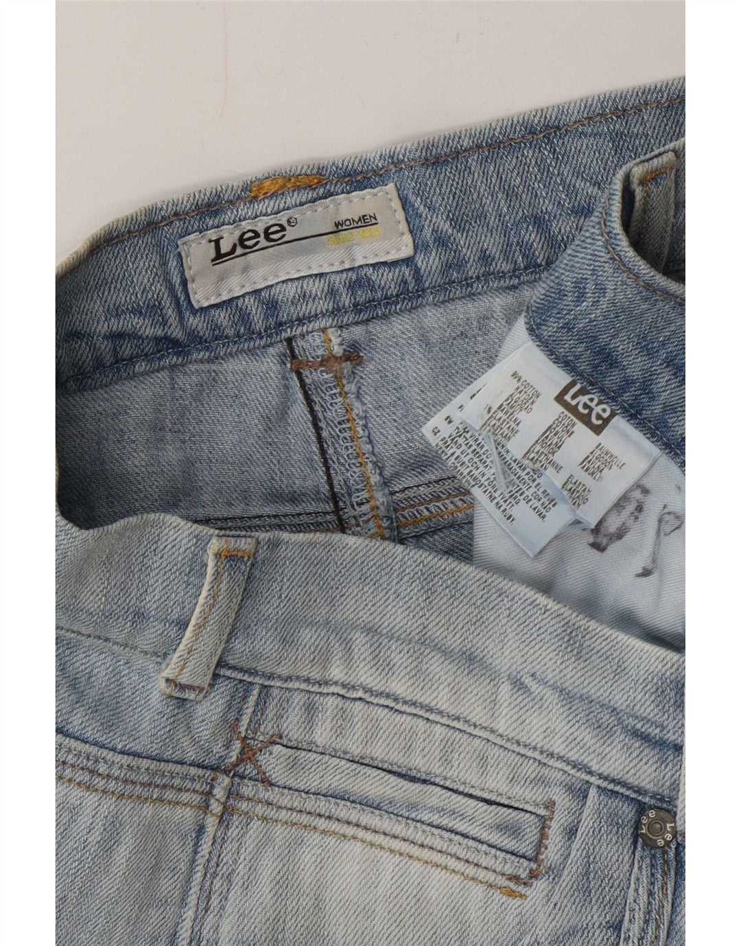 Lee Dame Slim Jeans W28 L30 Blå Bomuld