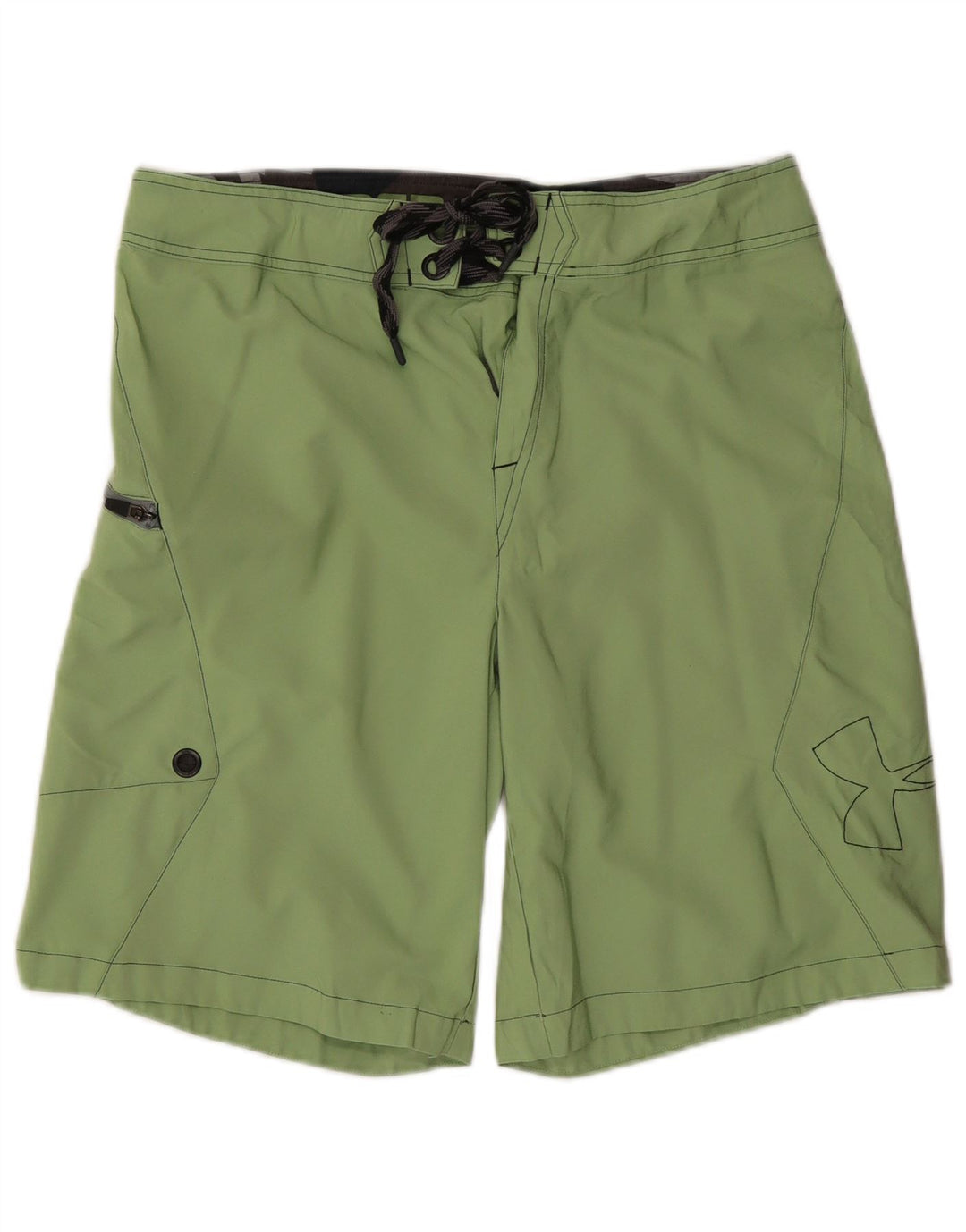 UNDER ARMOUR Grafiske badeshorts til mænd Large Green Polyester