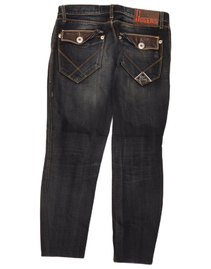 Roy Rogers Dame Distressed Slim Jeans W28 L26 Blå