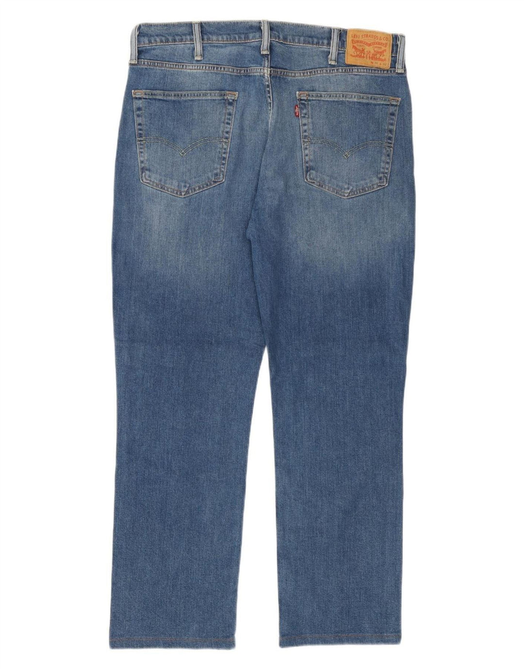 Levi's Herre 514 Straight Jeans W38 L32 Blå Bomuld