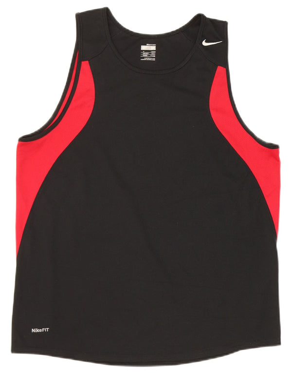 Nike Herrevest Top Medium Sort Colourblock