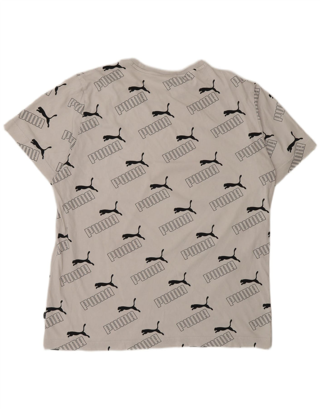 Puma Herre Grafisk T-Shirt Top Stor Hvid