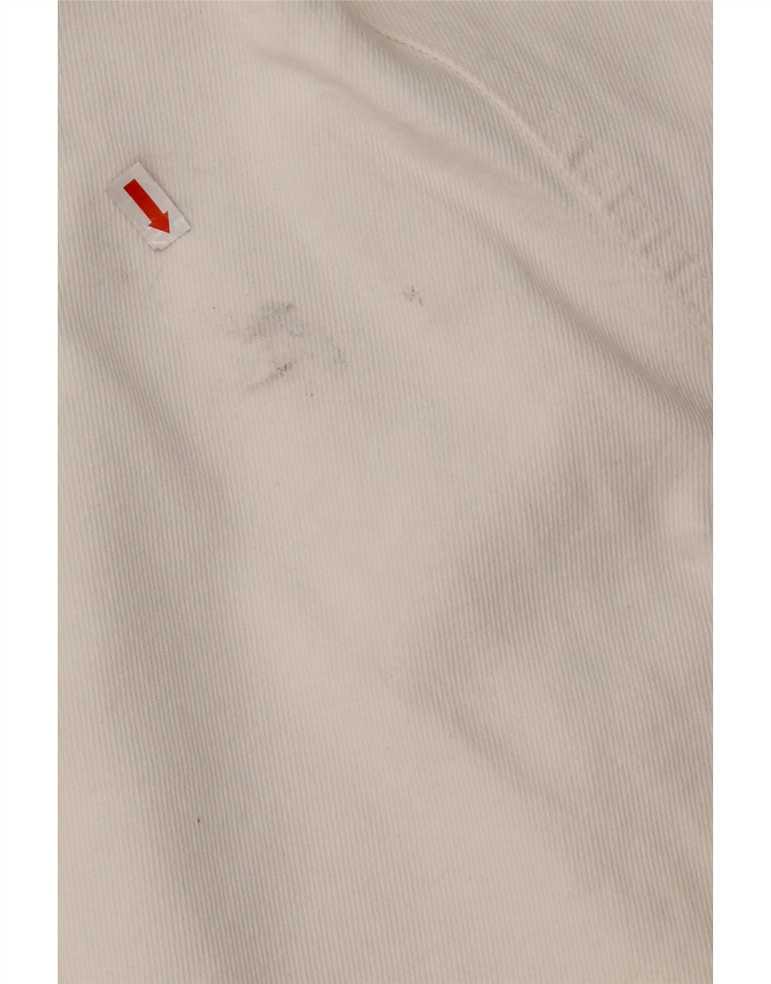 CARRERA Dame Denim Nederdel IT 42 Medium W32 Hvid Bomuld