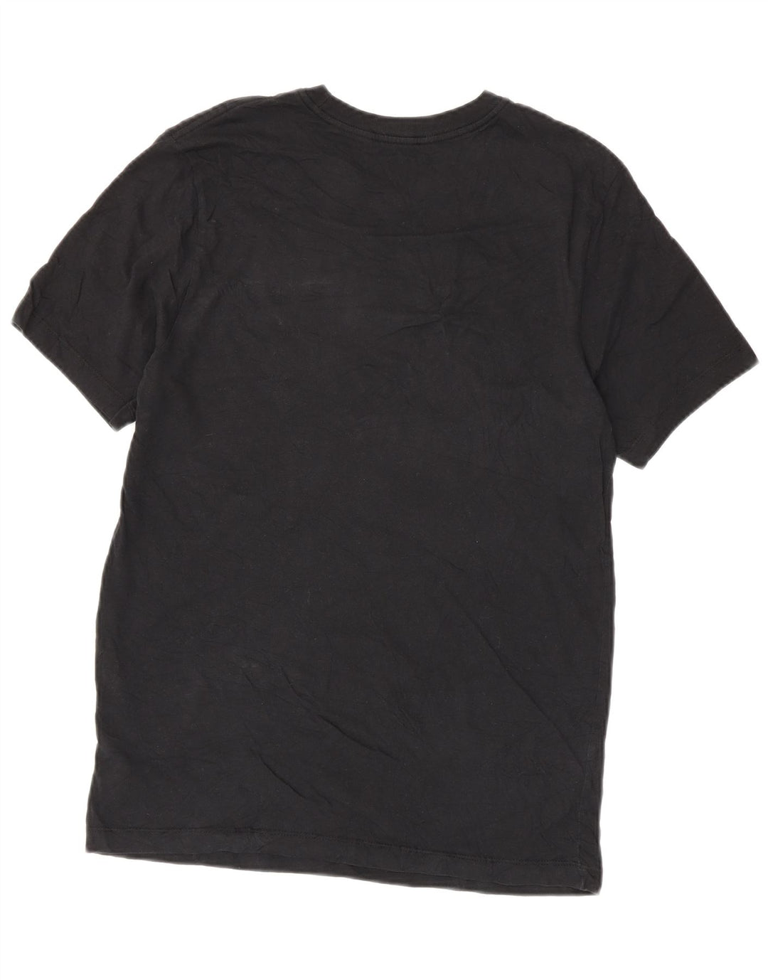 NIKE Grafisk T-shirt top mellem sort bomuld til mænd