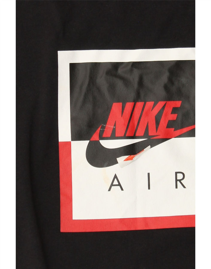 Nike grafisk T-shirt top til mænd 2XL sort bomuld