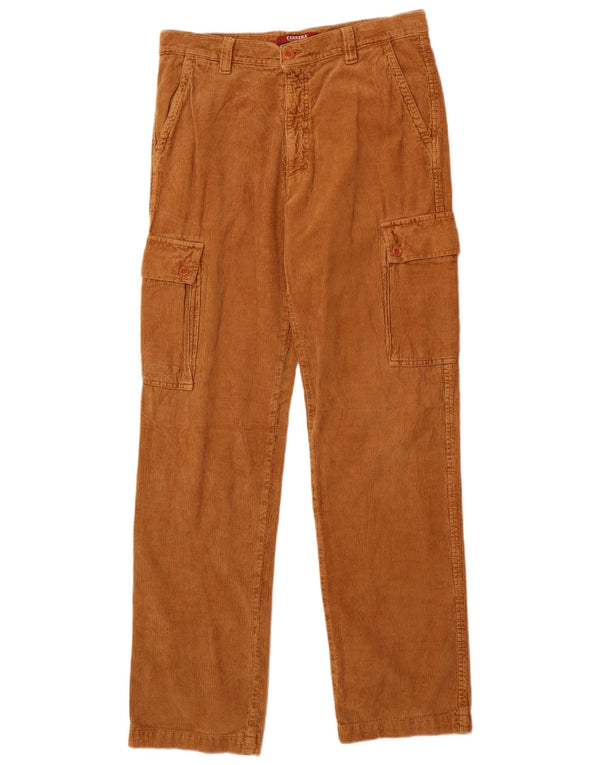 Carrera Herre Cargo Corduroy Bukser IT 50 Large W34 L33 Brun Bomuld