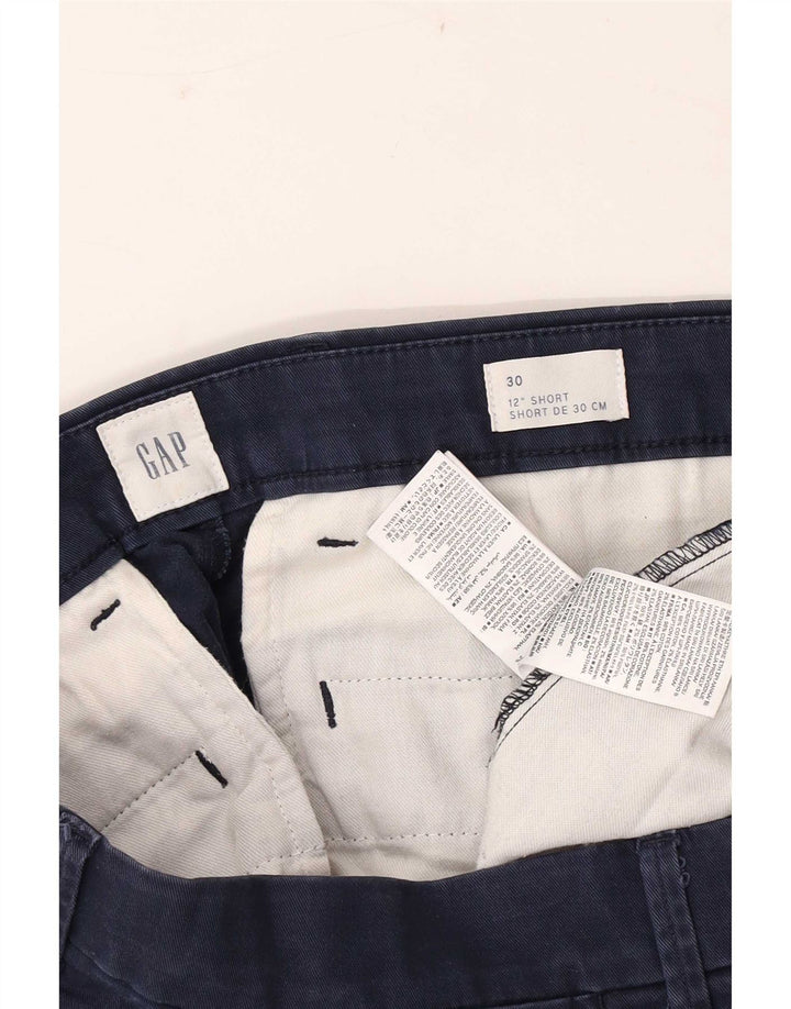 Gap Herre Chino Shorts W30 Medium Marineblå Bomuld