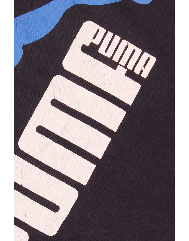 Puma Herre Grafisk Vest Top Stor Marineblå