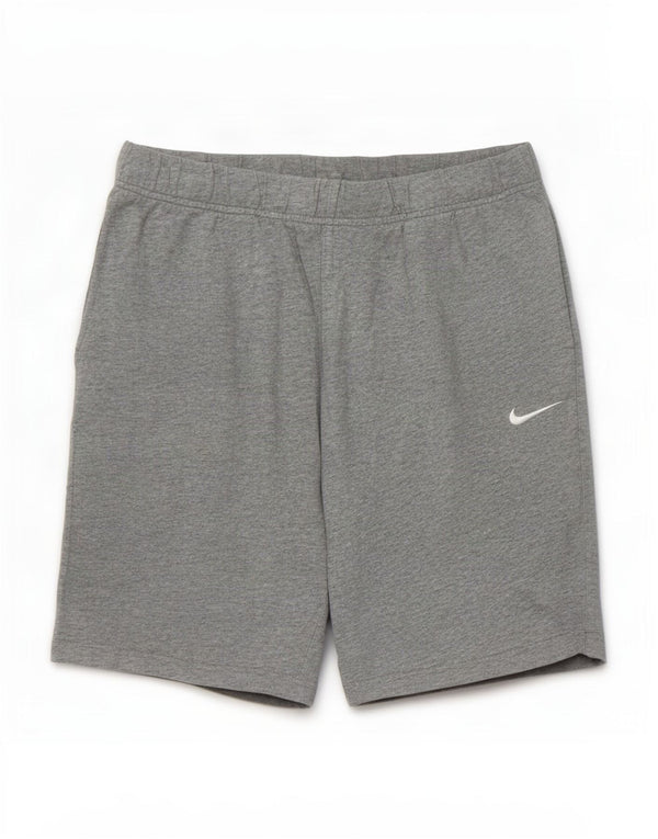 Nike Sportshorts til mænd, mellemgrå flækket bomuld