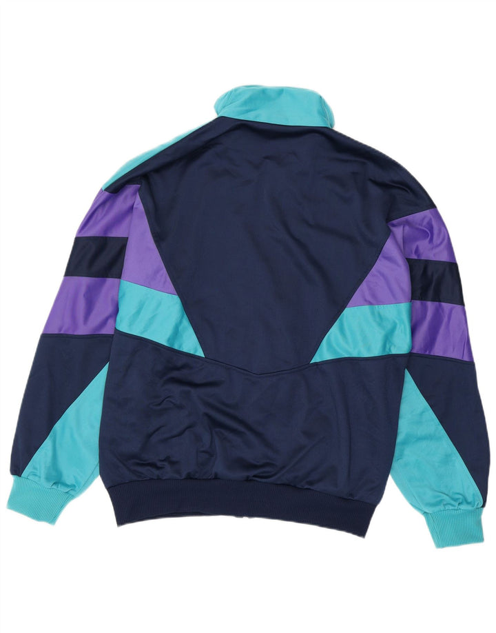 Leopard træningsdragt til mænd, topjakke UK 42/44 Stor marineblå farveblok