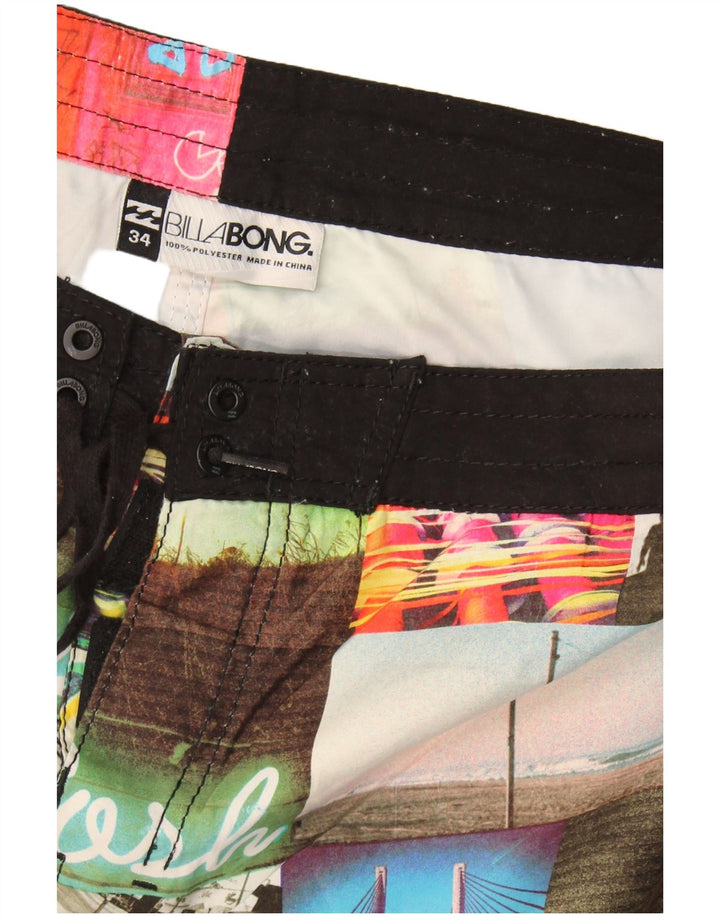 Billabong Badeshorts til mænd store flerfarvede patchwork