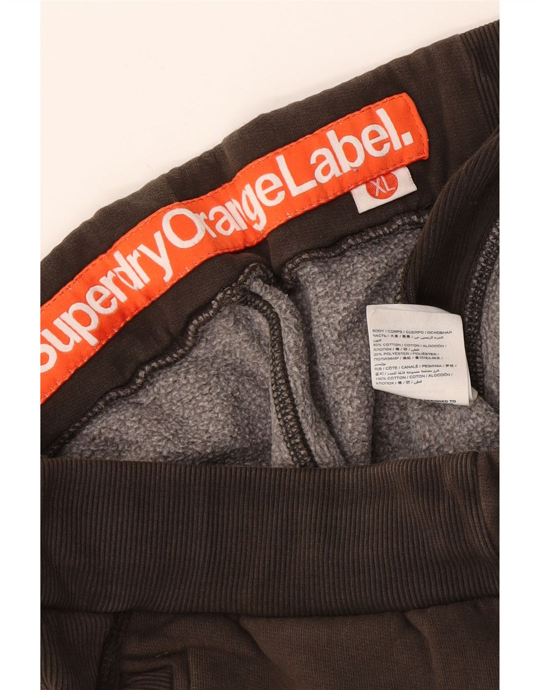 Superdry Sportshorts til mænd XL brun bomuld