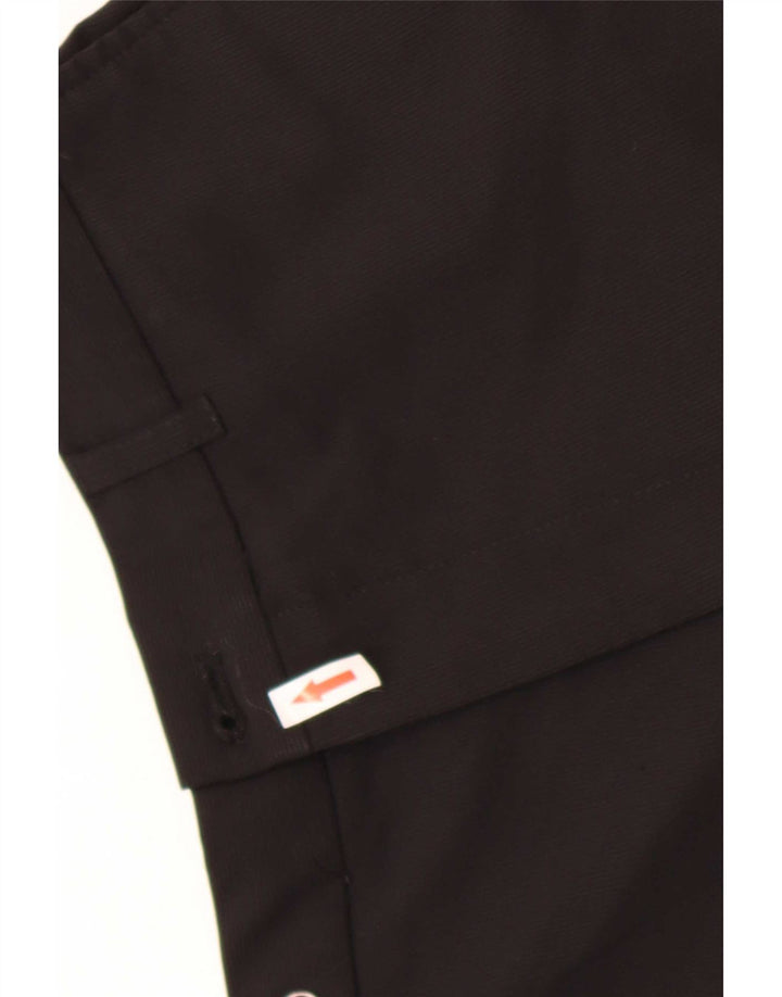 Zara Herre Chino Shorts EU 38 Small W30 Sort Polyester