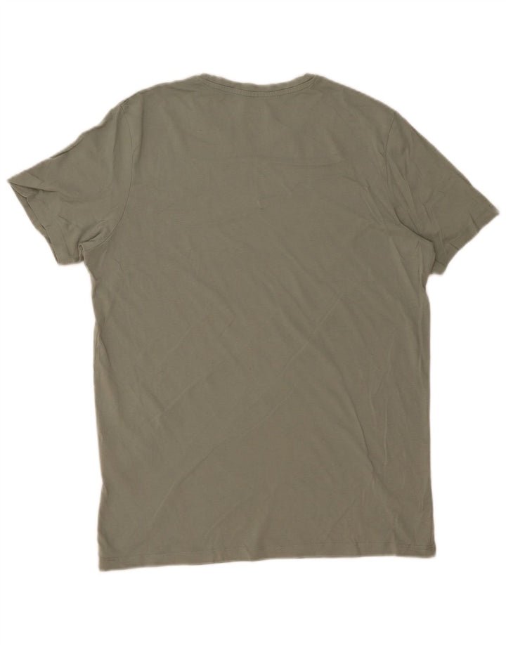 Jack & Jones Herre Regular Fit T-shirt Top Stor Khaki Bomuld