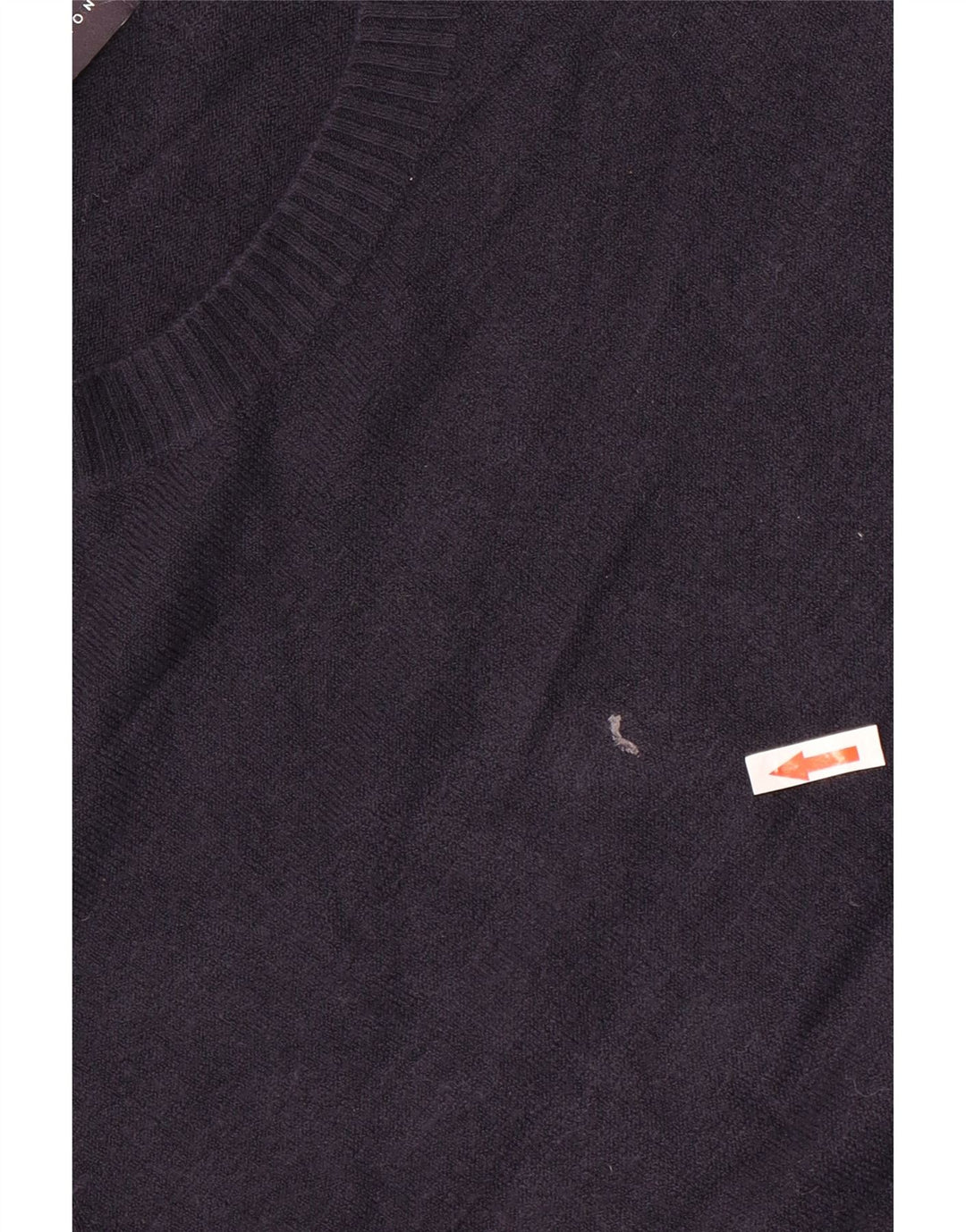 Marks & Spencer Dame Boat Neck Jumper Sweater UK 12 Medium Navy Blue