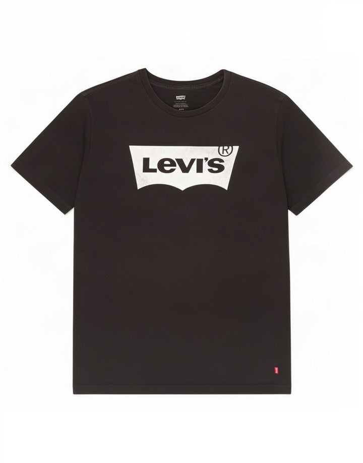 Levi's Herre grafisk T-shirt Top Medium Sort Bomuld