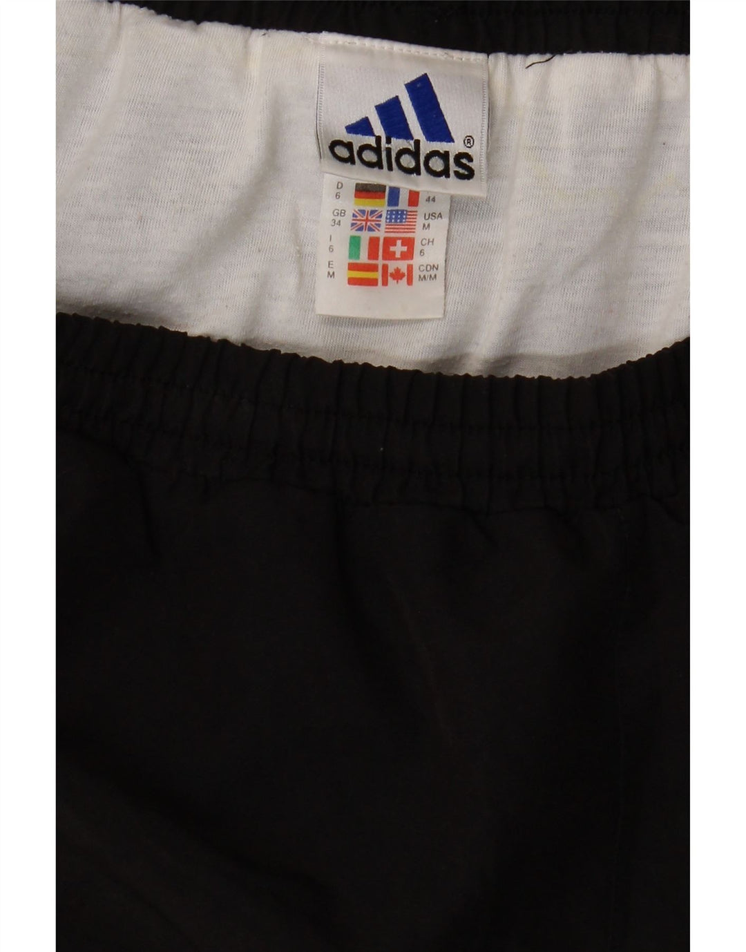 ADIDAS Sportshorts til mænd Large Black Colourblock Polyester