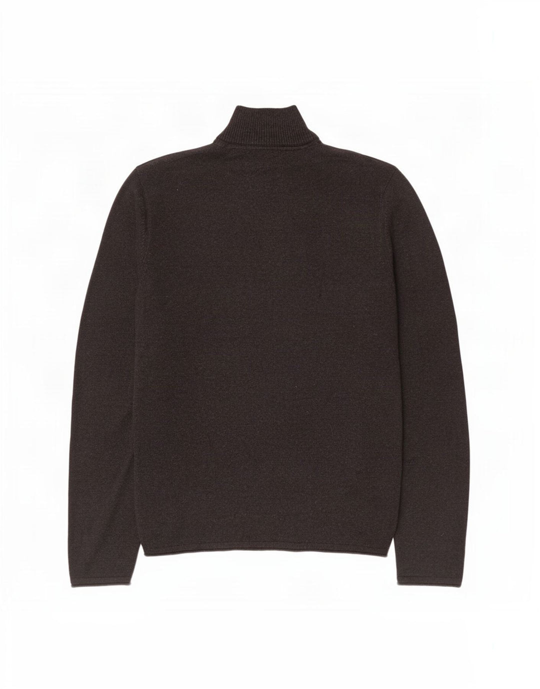 Fat Face Herre Zip Neck Jumper Sweater Lille Grå Bomuld