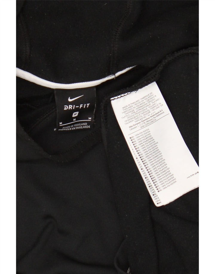 Nike Herre Dri Fit Hættetop Langærmet Medium Sort Colourblock Polyester
