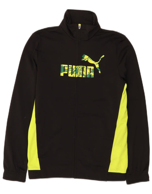 Puma Boys Grafisk træningsdragt Topjakke 11-12 år Sort Colourblock