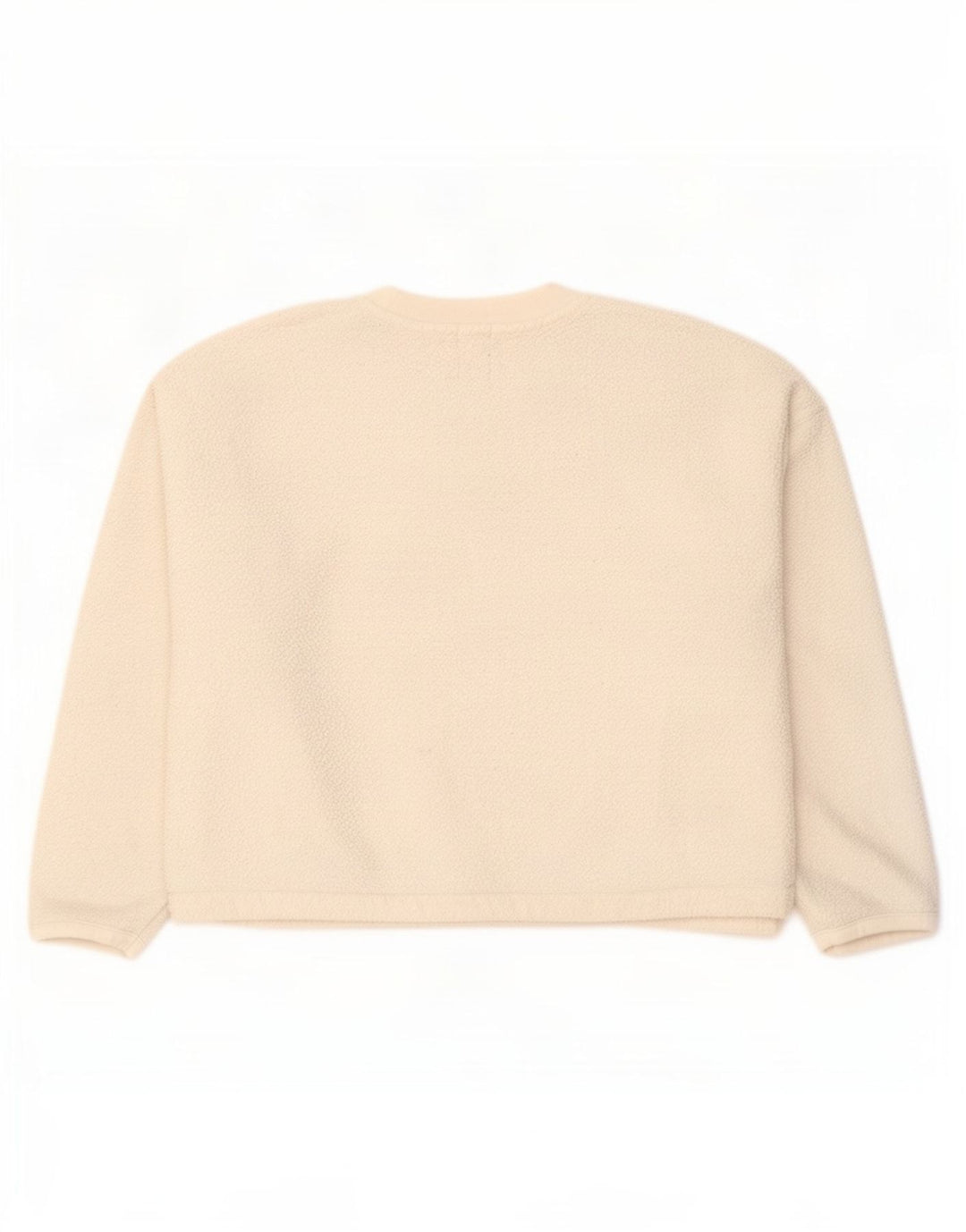 Gap Dame Fleece Jumper UK 16 Large Off White Polyester