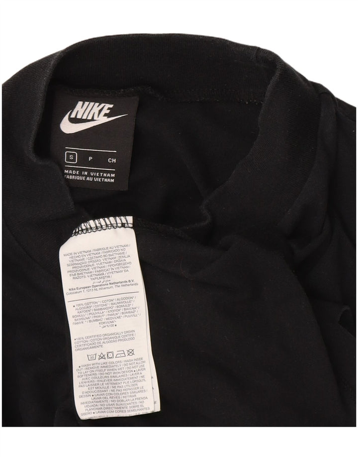 Nike Dame Top Langærmet UK 10 Small Black Bomuld